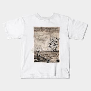 Resonance - Change - ink illustration Kids T-Shirt